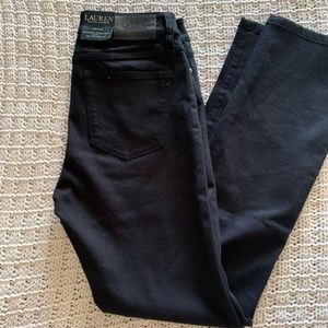 Ralph Lauren (women) Black Jeans, Slim Stretch